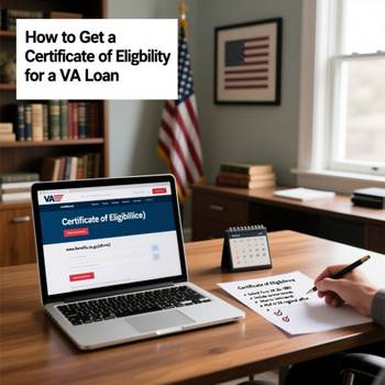 Step-by-step guide on obtaining a VA loan certificate of eligibility for veterans and service members.  