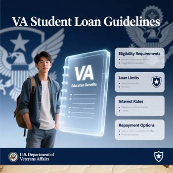VA student loan guidelines overview, detailing eligibility and application processes for veterans and service members.  